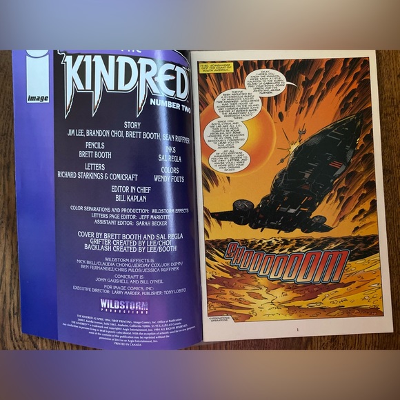 ⚡️Vintage 1994 The Kindred Comic Book - Picture 3 of 4